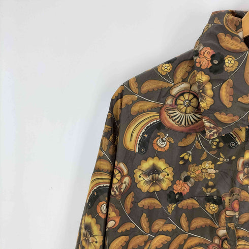 コモンスウェーデン CMMN SWDN Sigurd lightweight blouson brown floral メンズ 48
