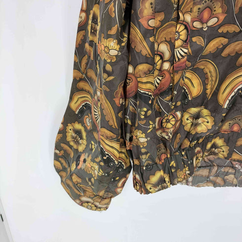 コモンスウェーデン CMMN SWDN Sigurd lightweight blouson brown floral メンズ 48