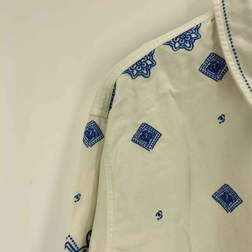 キス KITH バンダナ柄 ローヘムデニムアポロシャツ メンズ JPN:M