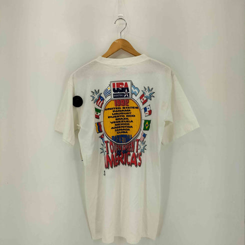 SAL EM SPORTSWEAR 80-90s USA製 91年 AMERICA'S TEAM クルーネック半袖Tシャツ カットソー メンズ L