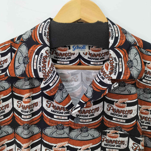 ショット Schott パーフェクト モーターオイル ハワイアンシャツ メンズ