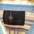 70s USA製 TALLMAN BY BLOCK 襟芯 ストライプ シャツ メンズ import:M