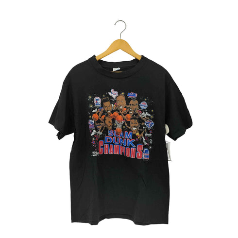 SAL EM SPORTSWEAR 80-90s USA製 90年 SLAM DUNK CHAMIONS クルーネック 半袖Tシャツ カットソー メンズ L