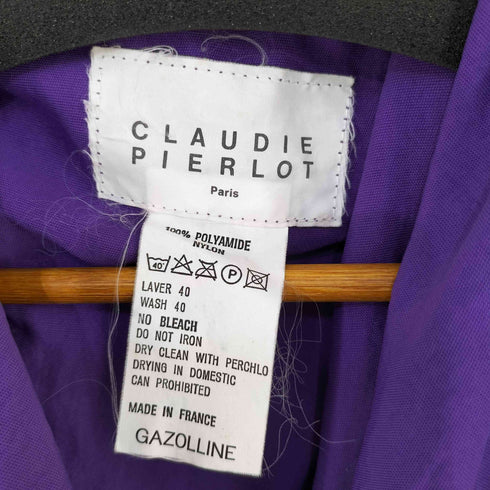 CLAUDIE PIERLOT フランス製 ナイロン トレンチコート レディース 40
