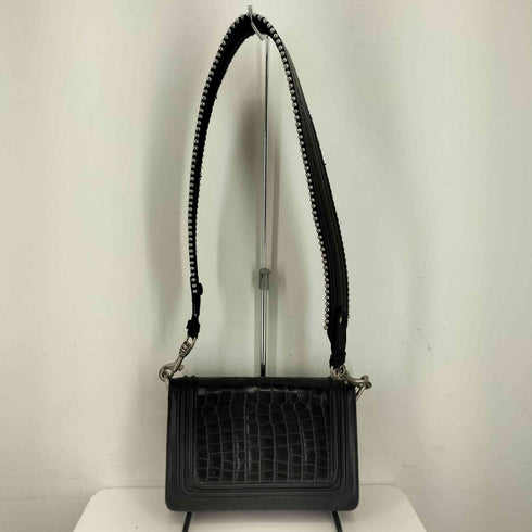 ザラ ZARA クロコ型押し ショルダーバッグ メンズ
