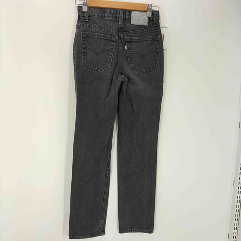 リーバイス Levis USA製 lean silvertab ブラックデニム レディース 3/4