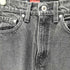 リーバイス Levis USA製 lean silvertab ブラックデニム レディース 3/4