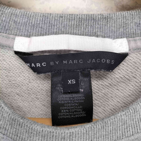 マークバイマークジェイコブス Marc by Marc Jacobs ワッペン刺繍サイドスリットクルーネックスウェット レディース JPN:XS