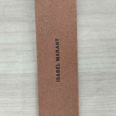 イザベルマラン ISABEL MARANT ITALY製 バーガンディレザーベルト レディース