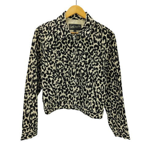 ゲス GUESS レオパード トラッカージャケット レディース import:M