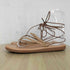 ANCIENT GREEK SANDALS レザー 紐ストライプ サンダル import レディース
