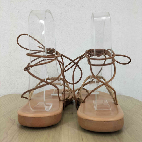 ANCIENT GREEK SANDALS レザー 紐ストライプ サンダル import レディース