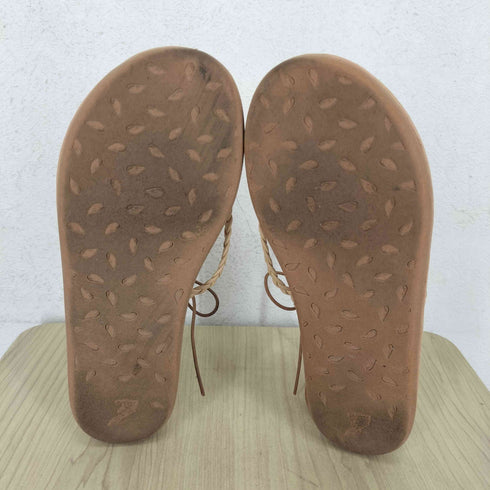 ANCIENT GREEK SANDALS レザー 紐ストライプ サンダル import レディース