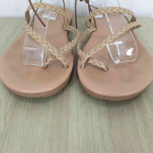 ANCIENT GREEK SANDALS レザー 紐ストライプ サンダル import レディース