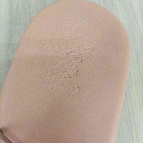 ANCIENT GREEK SANDALS レザー 紐ストライプ サンダル import レディース