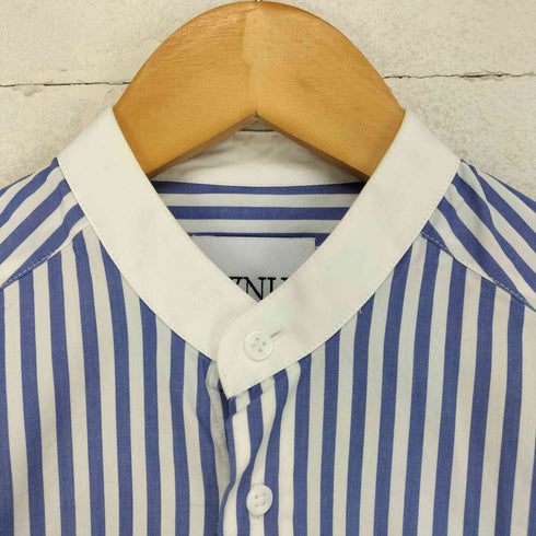 WNU ストライプバンドカラーシャツ import レディース US:38