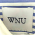 WNU ストライプバンドカラーシャツ import レディース US:38