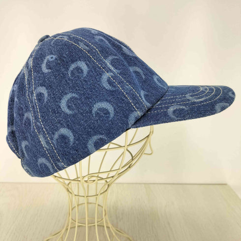 マリーンセル MARINE SERRE Regenerated Deadstock Denim Baseball Cap レディース FREE