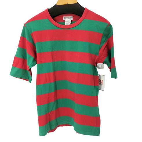 アニエスベーオム Agnes b.homme ワイドボーダーTシャツ メンズ JPN:2