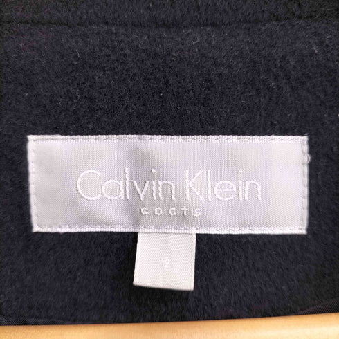 カルバンクライン CALVIN KLEIN CASHMERE ウール カシミヤ チェスターコート レディース 9