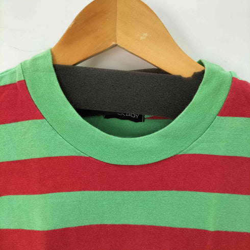 ミルクボーイ MILKBOY 90s 00s old ボーダーTシャツ 安全ピン刺繍 メンズ