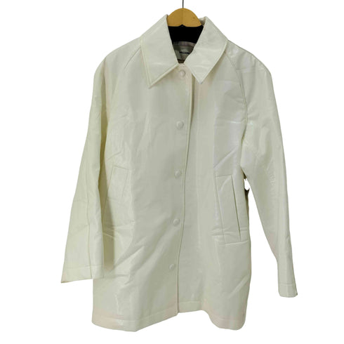 ウェルダン WE11DONE クロコ型押し フェイクレザーコート メンズ