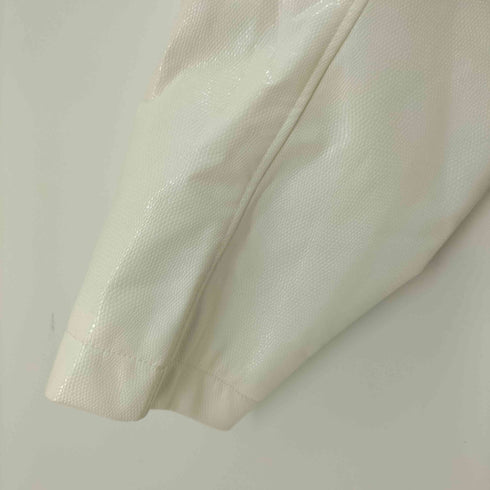 ウェルダン WE11DONE クロコ型押し フェイクレザーコート メンズ