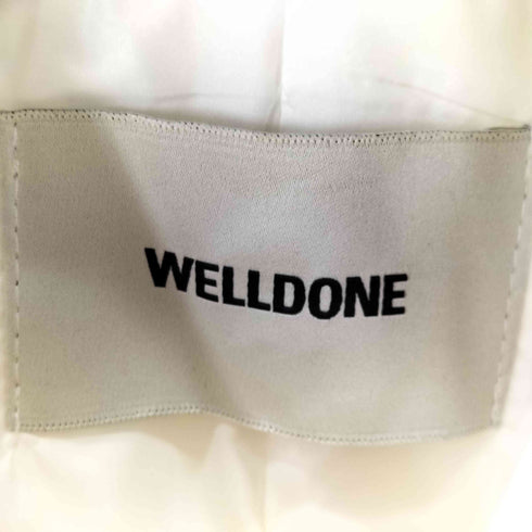 ウェルダン WE11DONE クロコ型押し フェイクレザーコート メンズ