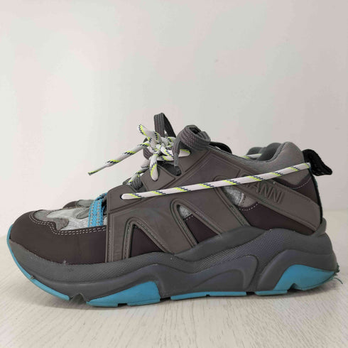 ガニー Ganni ローカットスニーカー GRY レディース 38