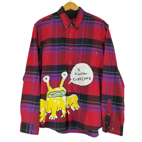 シュプリーム Supreme 20SS Daniel Johnston Plaid Shirt メンズ JPN:M