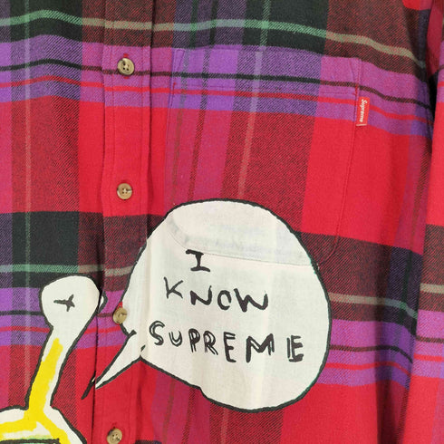 シュプリーム Supreme 20SS Daniel Johnston Plaid Shirt メンズ JPN:M