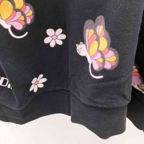 リップンディプ RIPNDIP Butterfly Hoodie バタフライ フーディー 総柄 プルオーバー パーカー メンズ import:L