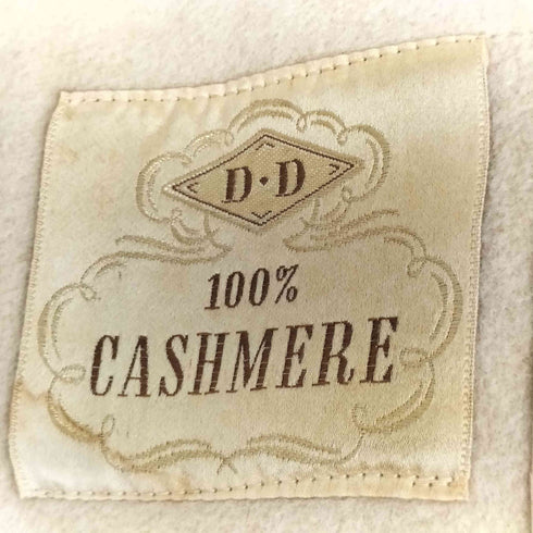 D・D カシミヤ100% ボタンレスコート レディース