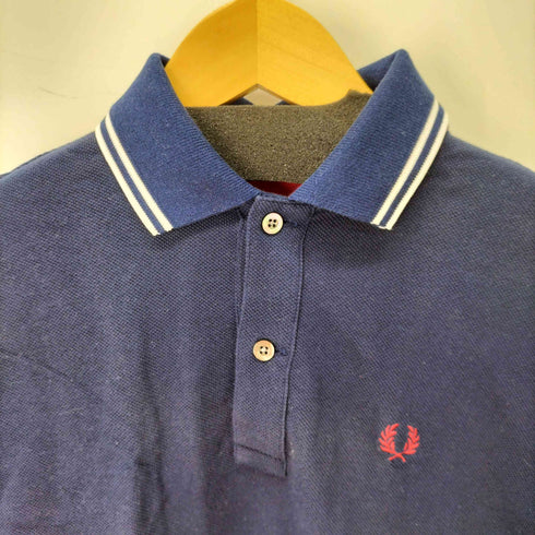 フレッドペリー FRED PERRY ユニオンジャック ロゴ刺繍 鹿の子 S/Sポロシャツ メンズ JPN:S
