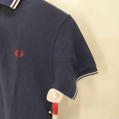 フレッドペリー FRED PERRY ユニオンジャック ロゴ刺繍 鹿の子 S/Sポロシャツ メンズ JPN:S