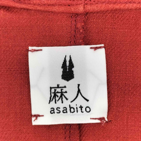 asabito ワイドネックリネンワンピース レディース FREE