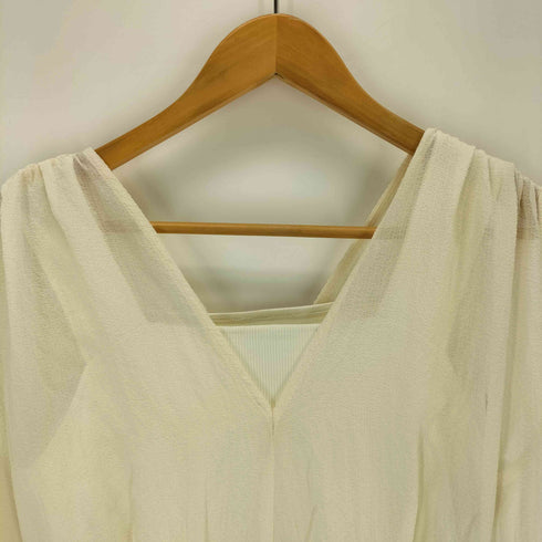エストラータ STRATA マイクロチェックシアーワンピースセット short®ular レディース regular