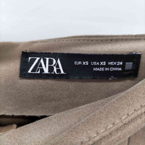 ザラ ZARA フェイクスウェードスカート レディース xs