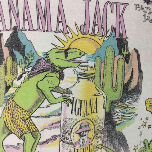 PANAMA JACK シングルステッチ USA製 両面プリントTシャツ オールオーバープリント レディース import:XL XL