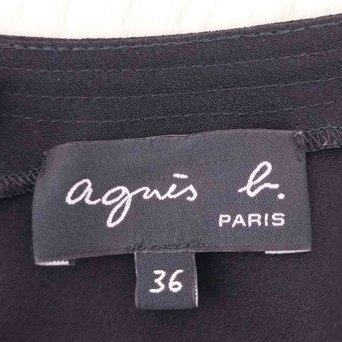 アニエスベー agnes b. タックノースリーブワンピース レディース 36