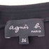 アニエスベー agnes b. タックノースリーブワンピース レディース 36