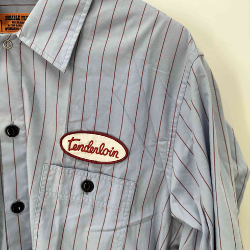 テンダーロイン TENDERLOIN 06SS T-STRIPE WORK SHT ワッペン ストライプ ワークシャツ メンズ JPN:M