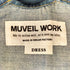 ミュベール ワーク MUVEIL WORK DRESS デニムワンピース レディース 36
