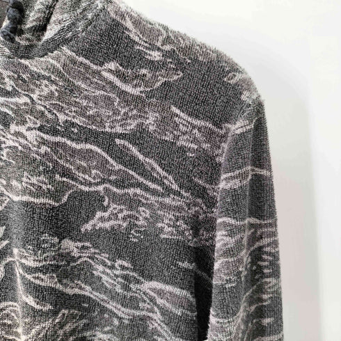 アルファインダストリーズ ALPHA INDUSTRIES タイガーカモ ダブルジップパーカー Y2K メンズ JPN:L