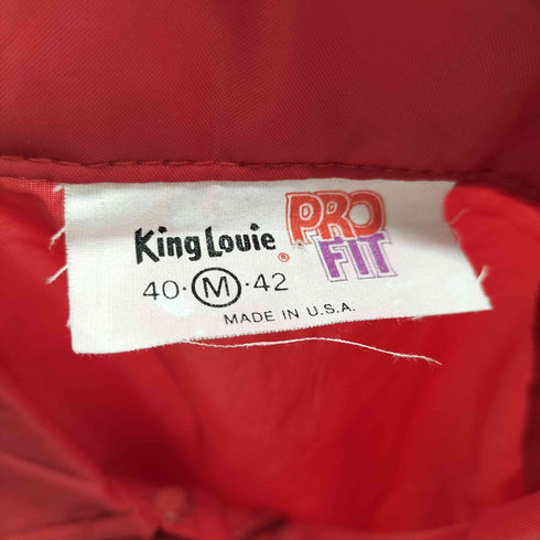 キングルイ King louie MADE IN USA PRO FIT 70S~80S コーチジャケット 裏地なし メンズ JPN:M