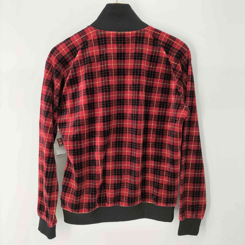 フレッドペリー FRED PERRY チェック柄 ベロア トラックジャケット メンズ JPN:M