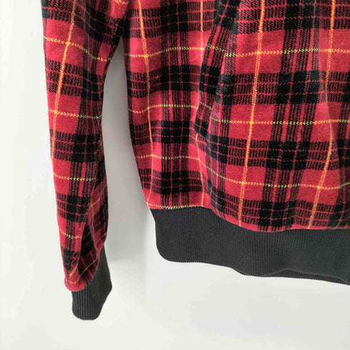 フレッドペリー FRED PERRY チェック柄 ベロア トラックジャケット メンズ JPN:M