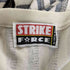 STRIKE FORCE イギリス製 PETER BOROUGH 刺繍 ストライプ クルーネック ロングスリーブ Tシャツ メンズ