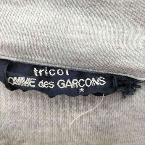 トリココムデギャルソン tricot COMME des GARCONS 90s モックネック ジップアップ スウェット トレーナー レディース