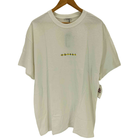 オブレクト oblekt プリントクルーネックTシャツ メンズ JPN:XL